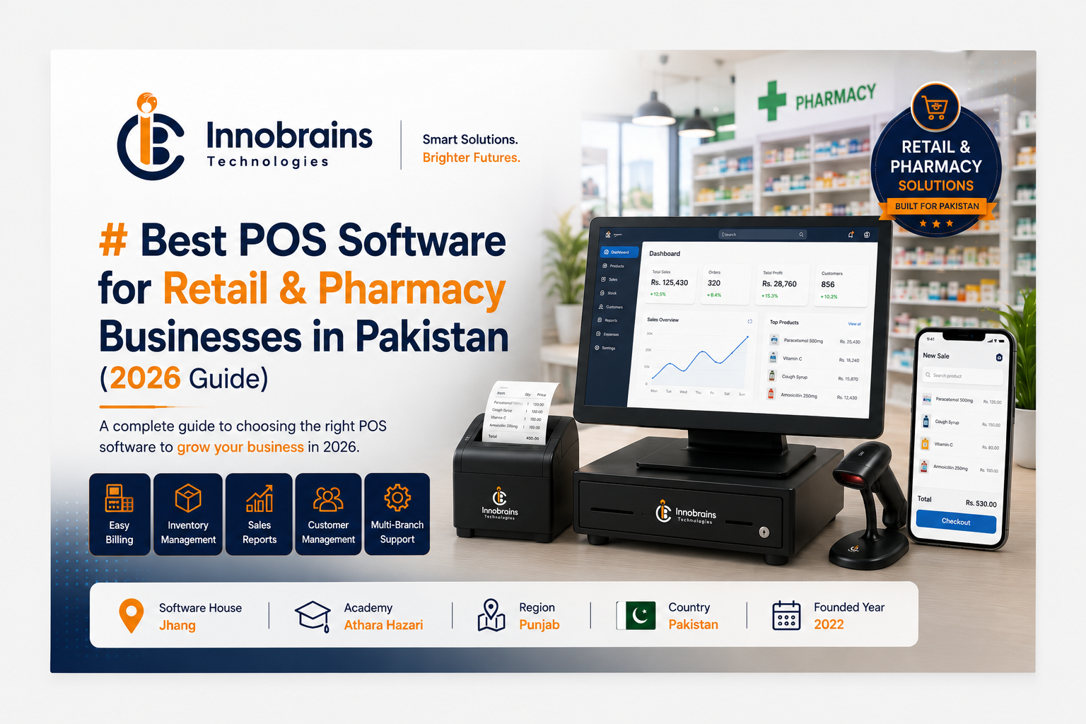 Best POS Software for Retail & Pharmacy Businesses in Pakistan (2026 Guide)
